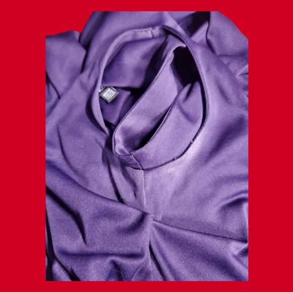 Purple Formal Cocktail Dress - Picture 7 of 8